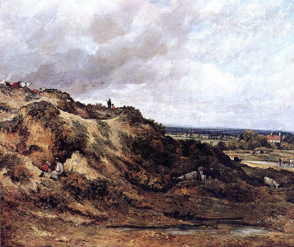 Frederick Waters Watts View Of Hampstead Heath - Hand Painted Oil Painting