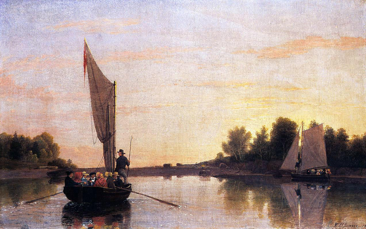 Fitz Hugh Lane View of Indian Bar Cove - Hand Painted Oil Painting