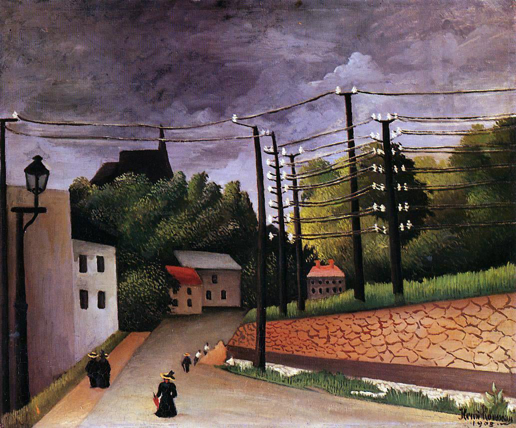 Henri Rousseau View of Malakoff - Hand Painted Oil Painting