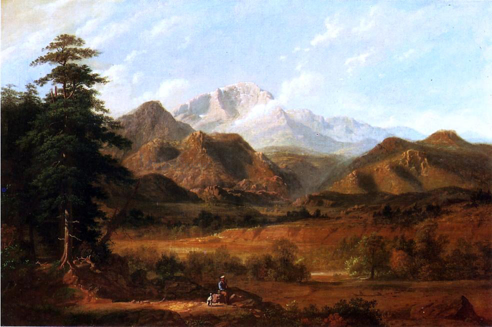 George Caleb Bingham View of Pike's Peak - Hand Painted Oil Painting