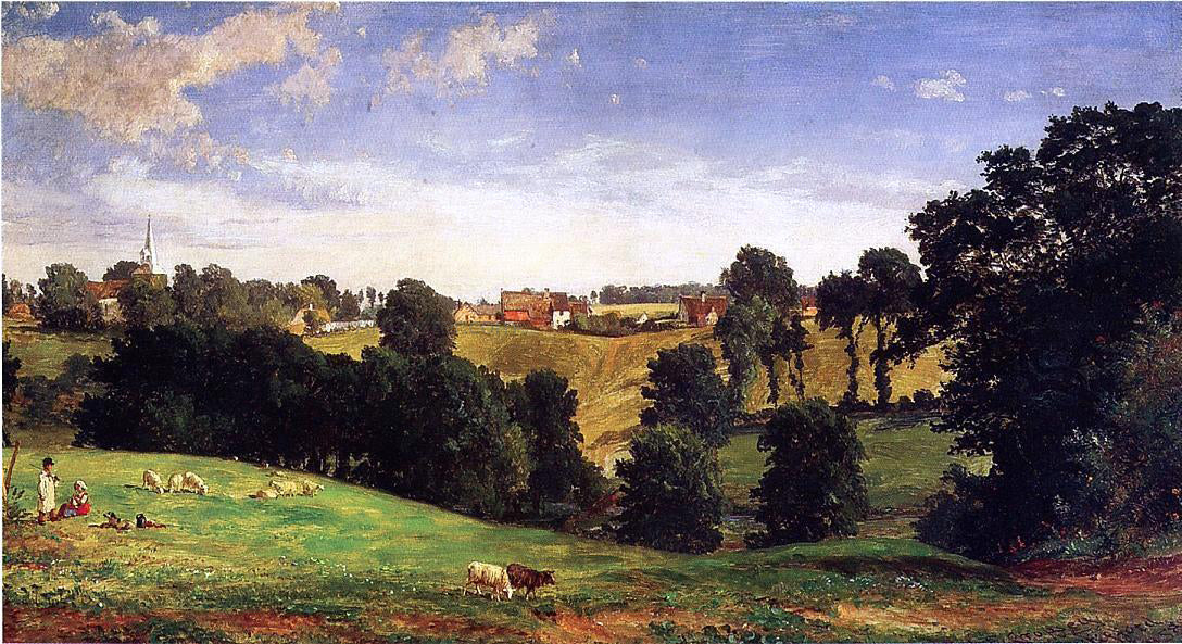 Jasper Francis Cropsey View of Stifford - Hand Painted Oil Painting