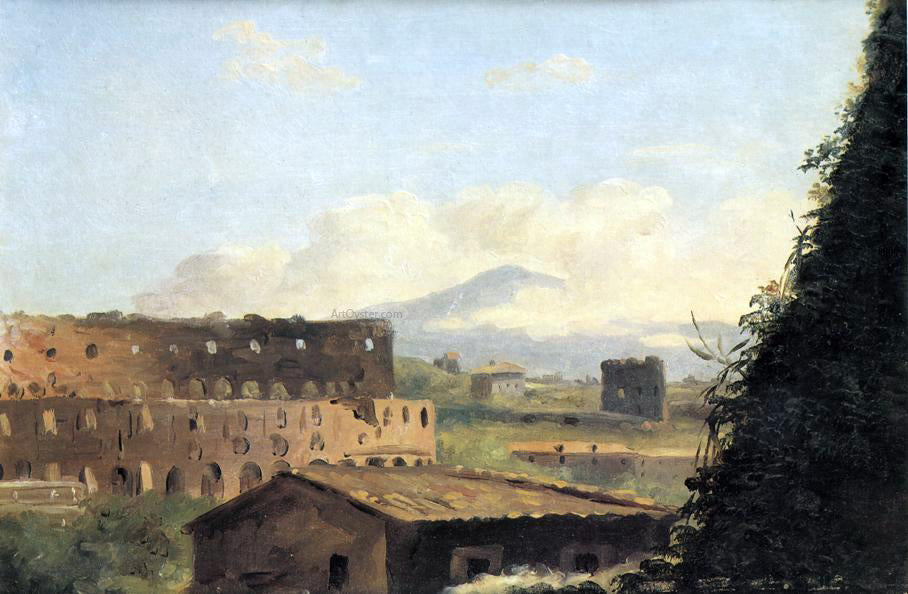 Pierre-Henri De Valenciennes View of the Colosseum - Hand Painted Oil Painting