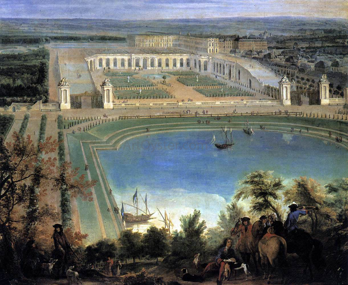 Jean-Baptiste Martin View of the Orangerie (detail) - Hand Painted Oil Painting