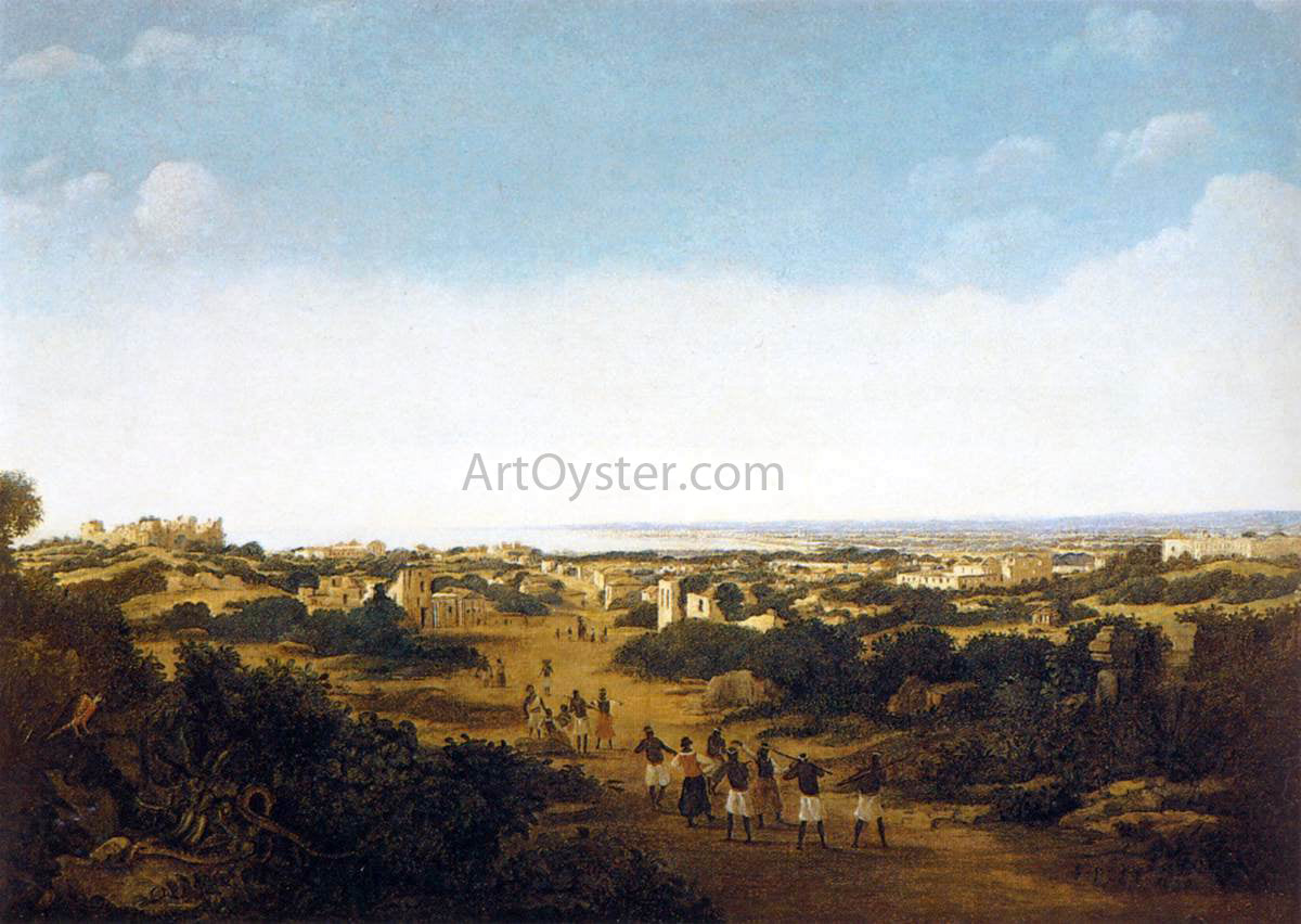  Frans Post View of the Ruins of Olinda, Brazil - Hand Painted Oil Painting