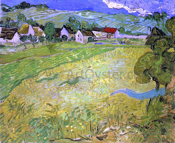 Vincent Van Gogh View of Vessenots near Auvers - Hand Painted Oil Painting