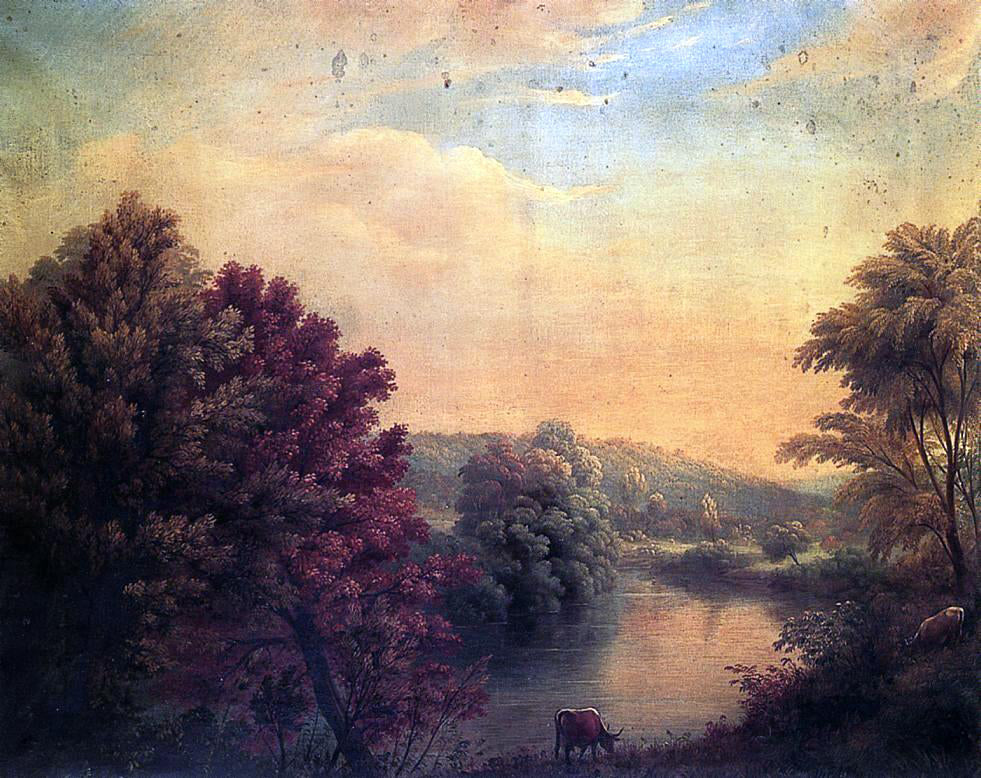 Manneville D Brown View on Mohawk from Frankford Road - Hand Painted Oil Painting