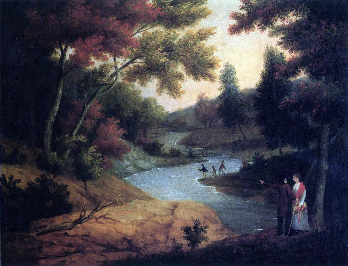 James Peale View on the Wissahickon - Hand Painted Oil Painting