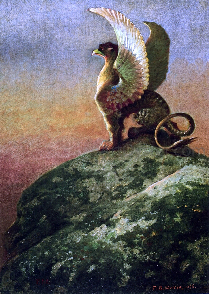 Francis Blackwell Mayer Vigilance, The Gryphon - Hand Painted Oil Painting