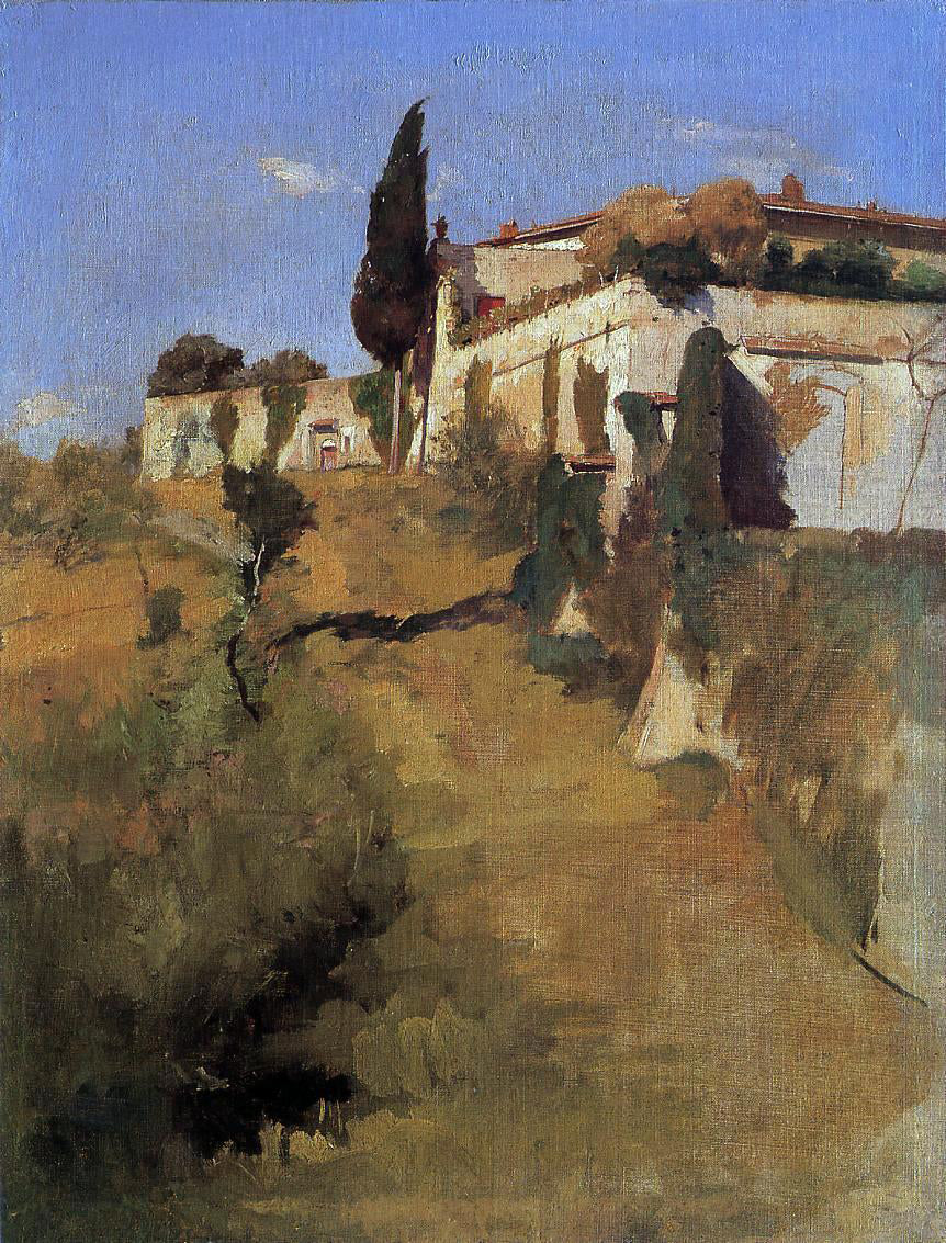 Frank Duveneck At Villa Castellani, Belloguardo - Hand Painted Oil Painting