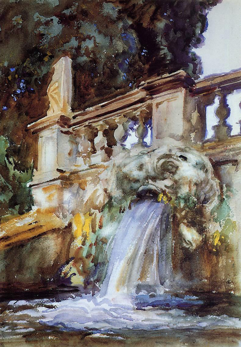 John Singer Sargent Villa Torlonia, Frascati - Hand Painted Oil Painting