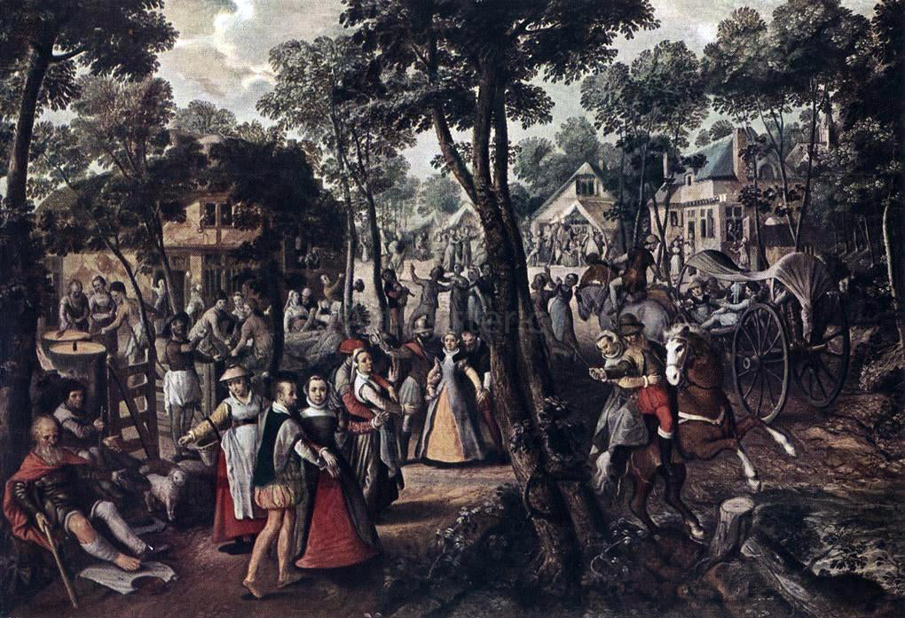 Joachim Beuckelaer Village Feast - Hand Painted Oil Painting