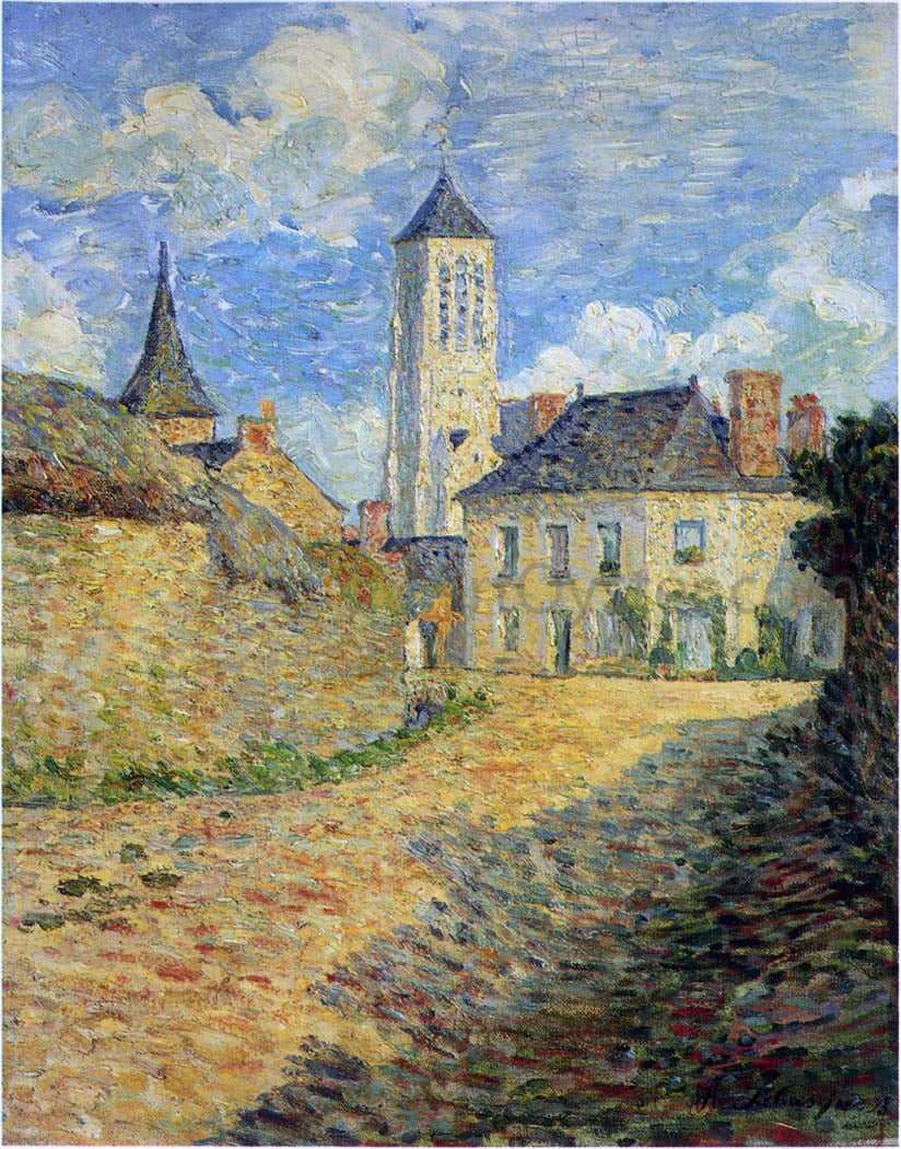 Henri Lebasque Village of Champigne - Hand Painted Oil Painting
