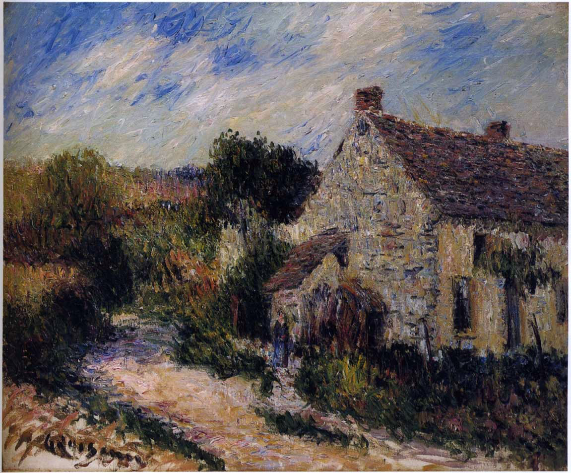 Gustave Loiseau Village Road - Hand Painted Oil Painting