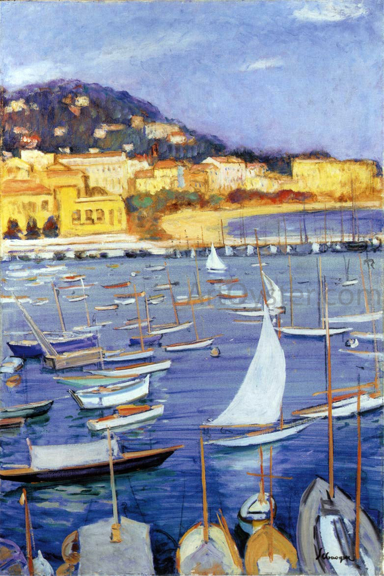 Henri Lebasque At Villefranche by the Sea - Hand Painted Oil Painting