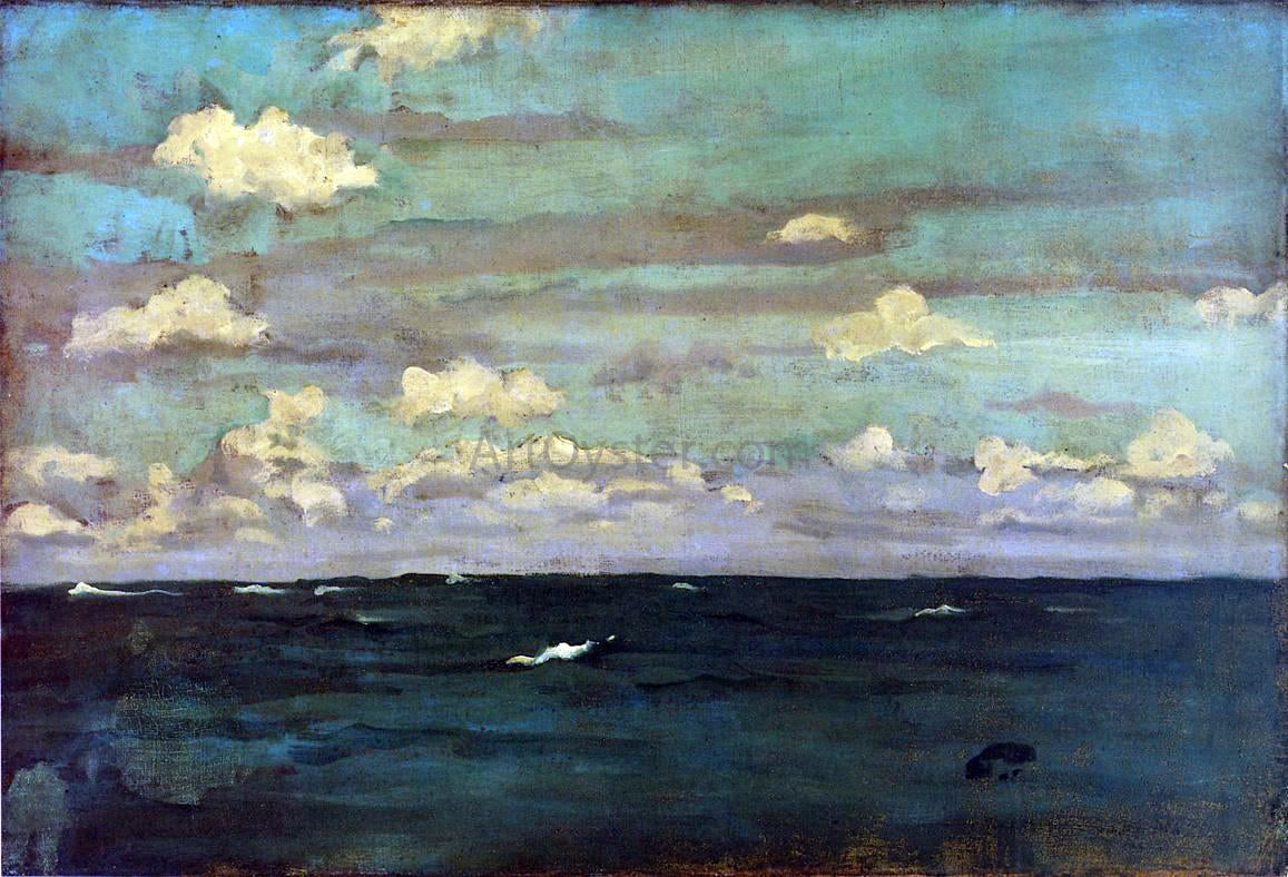 James McNeill Whistler Violet and Silver: A Deep Sea - Hand Painted Oil Painting