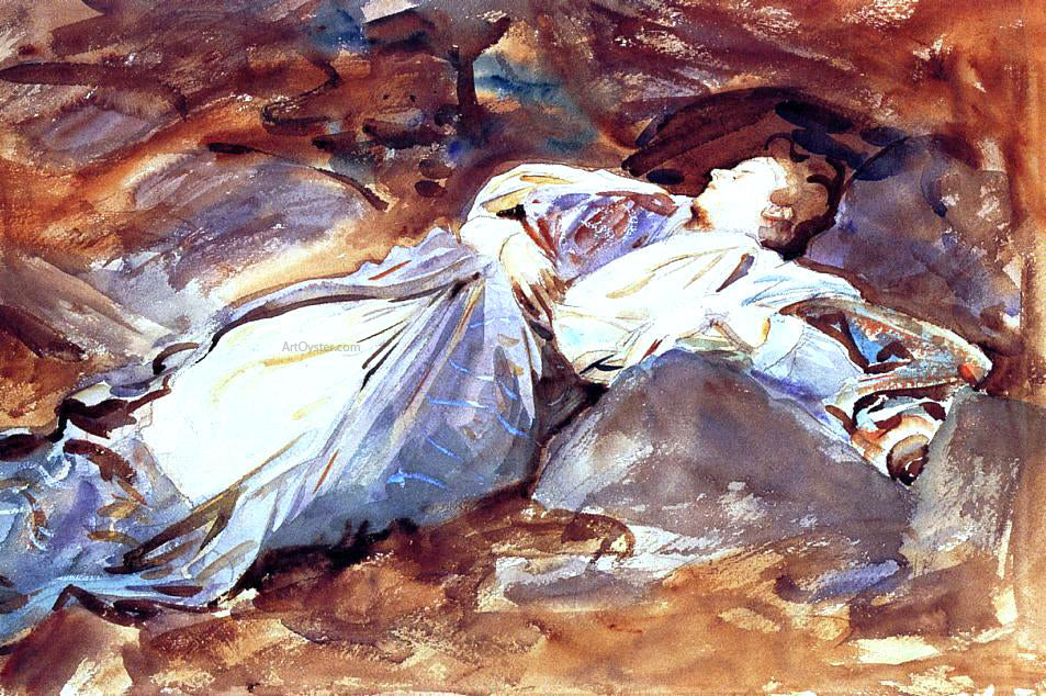John Singer Sargent Violet Sleeping - Hand Painted Oil Painting