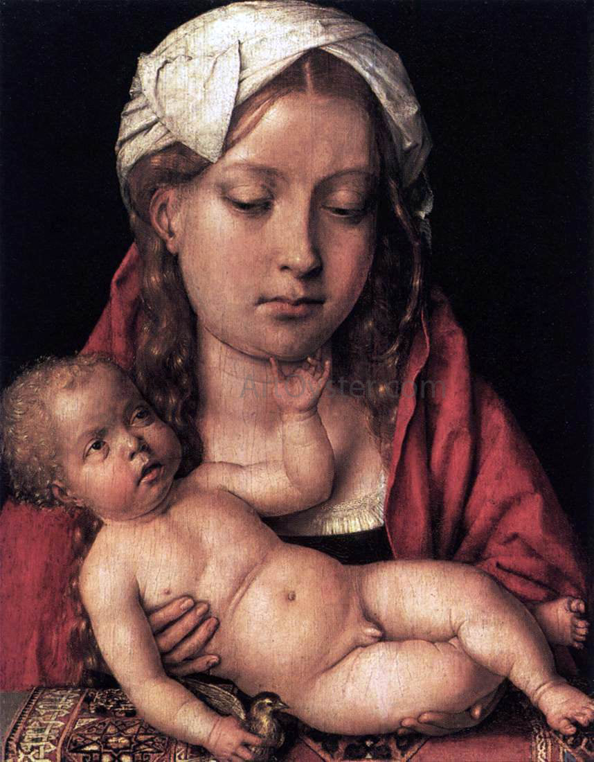 Michel Sittow Virgin and Child - Hand Painted Oil Painting