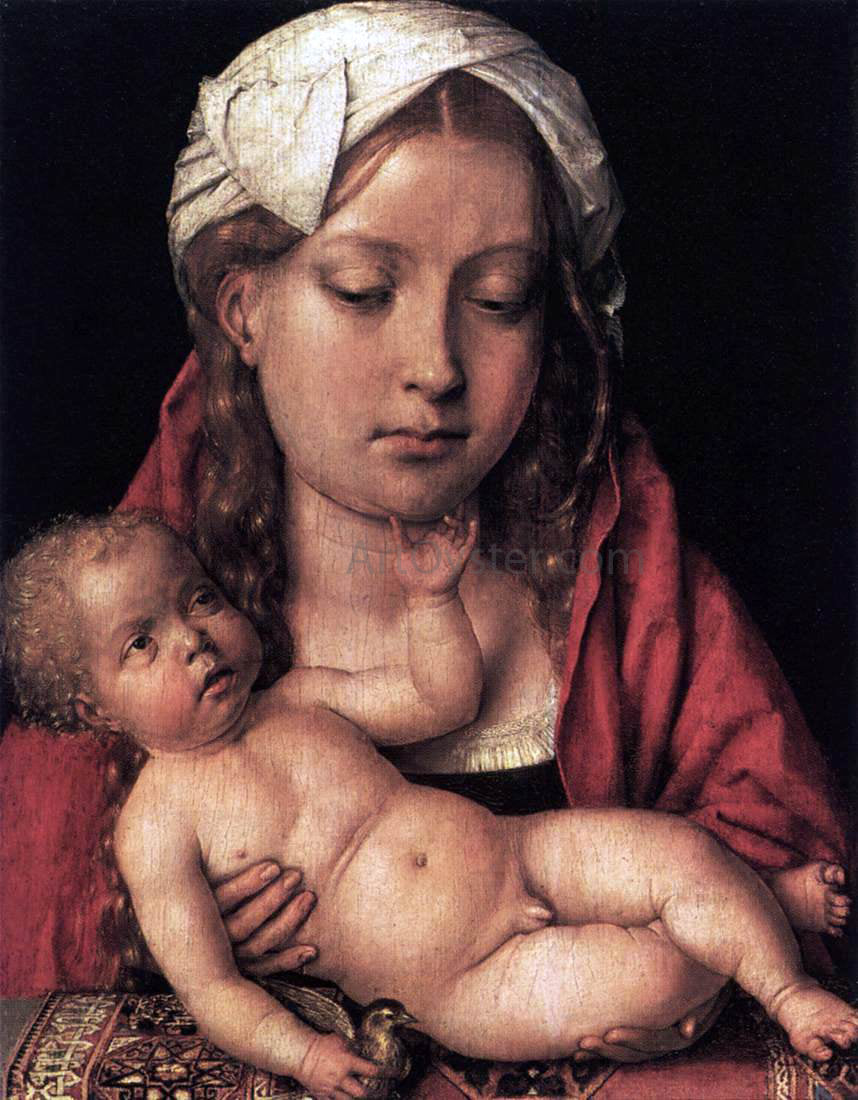  Michel Sittow Virgin and Child - Hand Painted Oil Painting