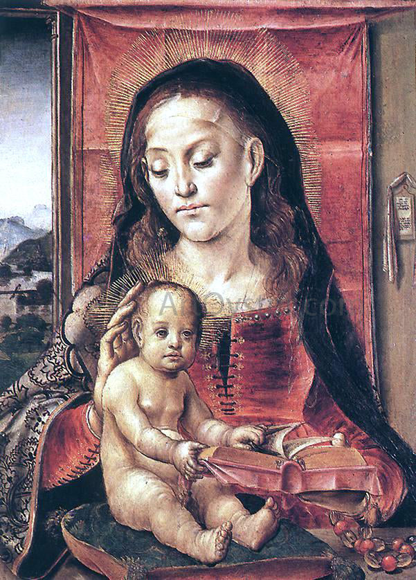  Pedro Berruguete Virgin and Child - Hand Painted Oil Painting