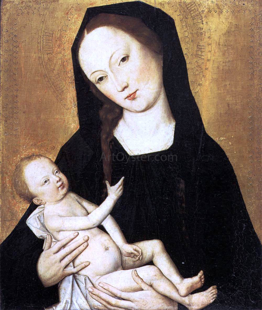 Master the Virgin Virgin and Child - Hand Painted Oil Painting