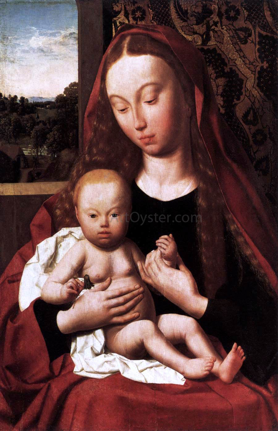 Geertgen Sint Jans Virgin and Child - Hand Painted Oil Painting