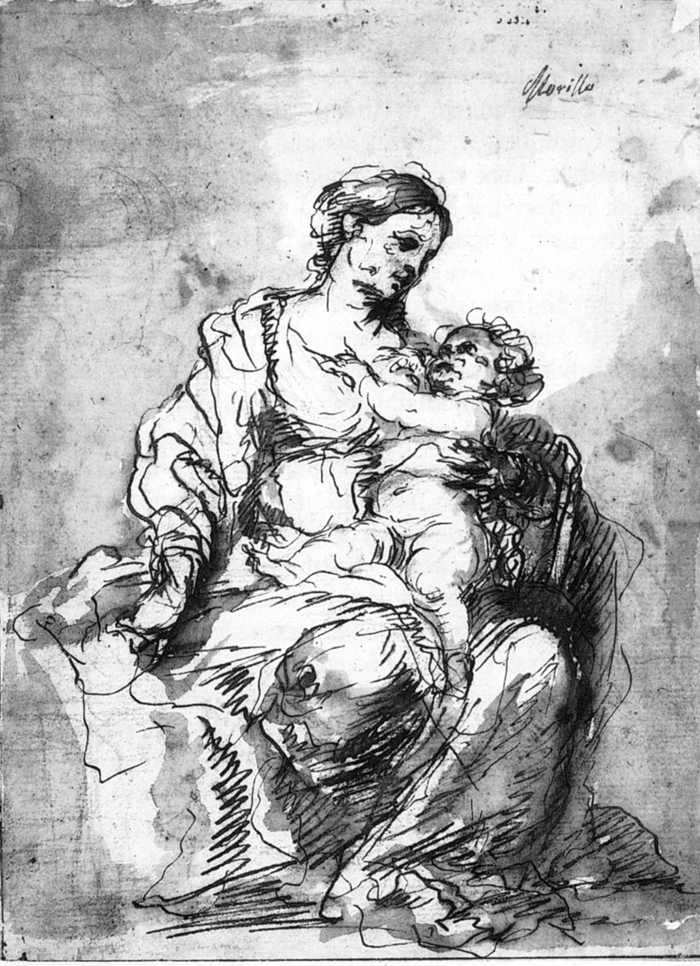 Bartolome Esteban Murillo Virgin and Child - Hand Painted Oil Painting