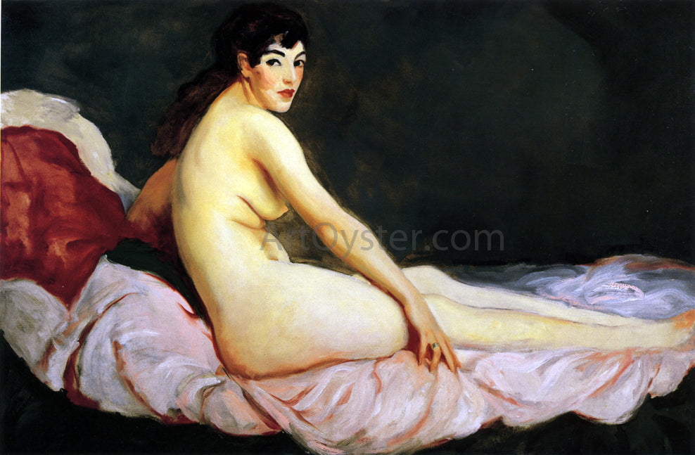 Robert Henri Viv Reclining (also known as Nude) - Hand Painted Oil Painting