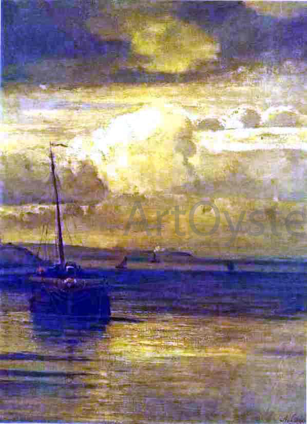 Alexei Kondratevich Savrasov Volga Landscape - Hand Painted Oil Painting