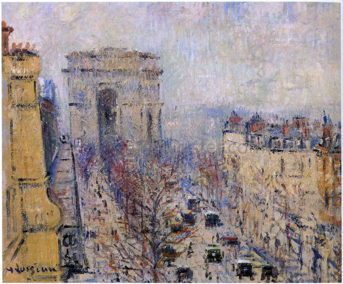 Gustave Loiseau Wagram Avenue - Hand Painted Oil Painting