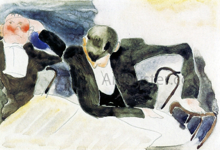 Charles Demuth Waiters at the Brevoort - Hand Painted Oil Painting