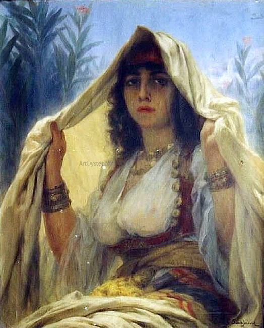 Gaston-Casimir Saint-Pierre Waiting at Appointment - Hand Painted Oil Painting