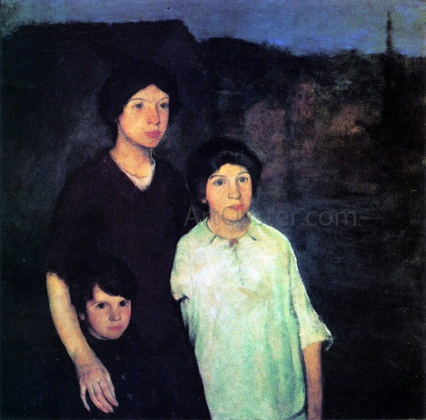 Charles Webster Hawthorne Waiting - Hand Painted Oil Painting