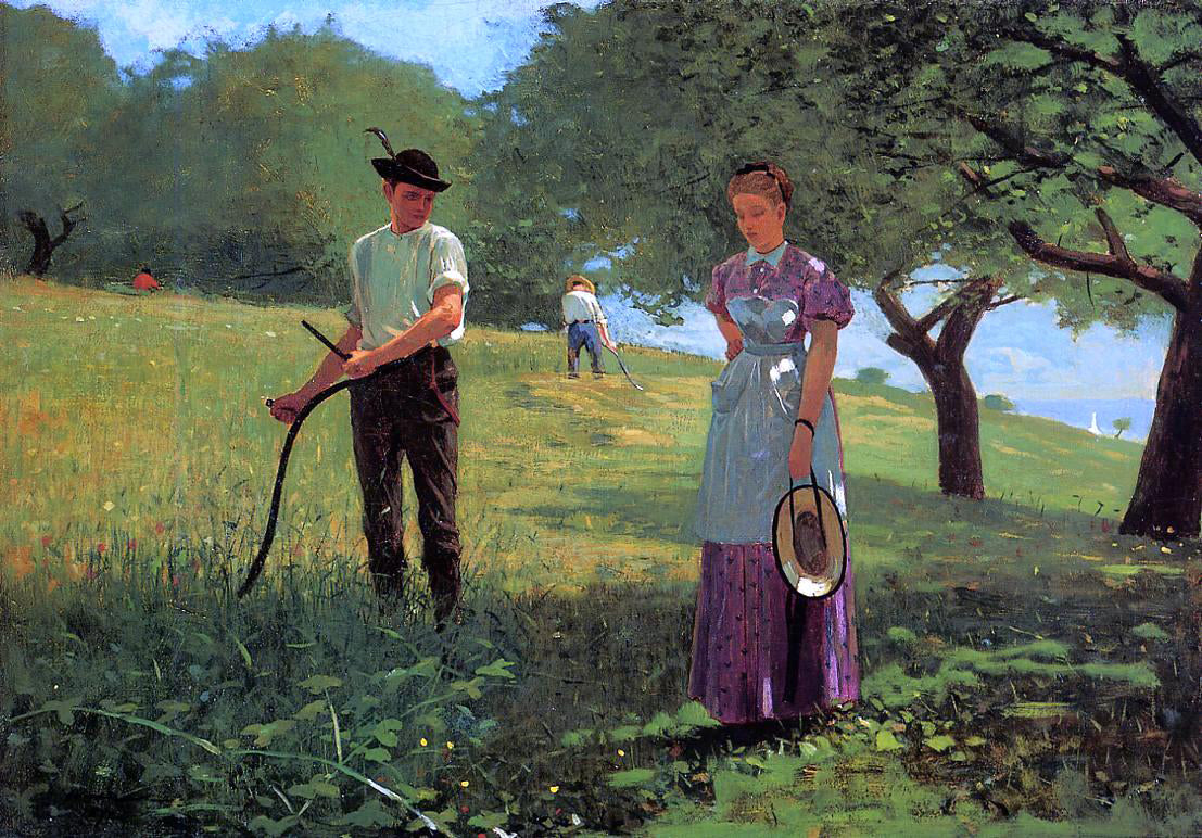 Winslow Homer Waiting for an Answer - Hand Painted Oil Painting