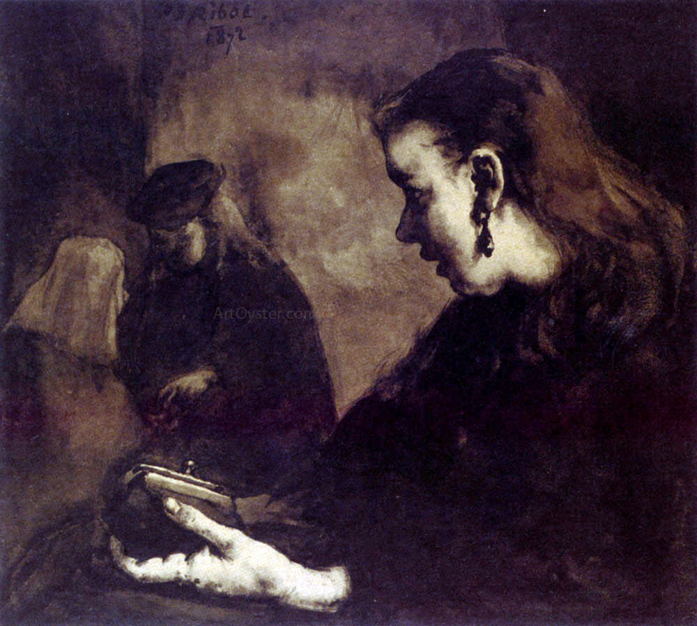 Germain Clement Ribot Waiting for Business - Hand Painted Oil Painting