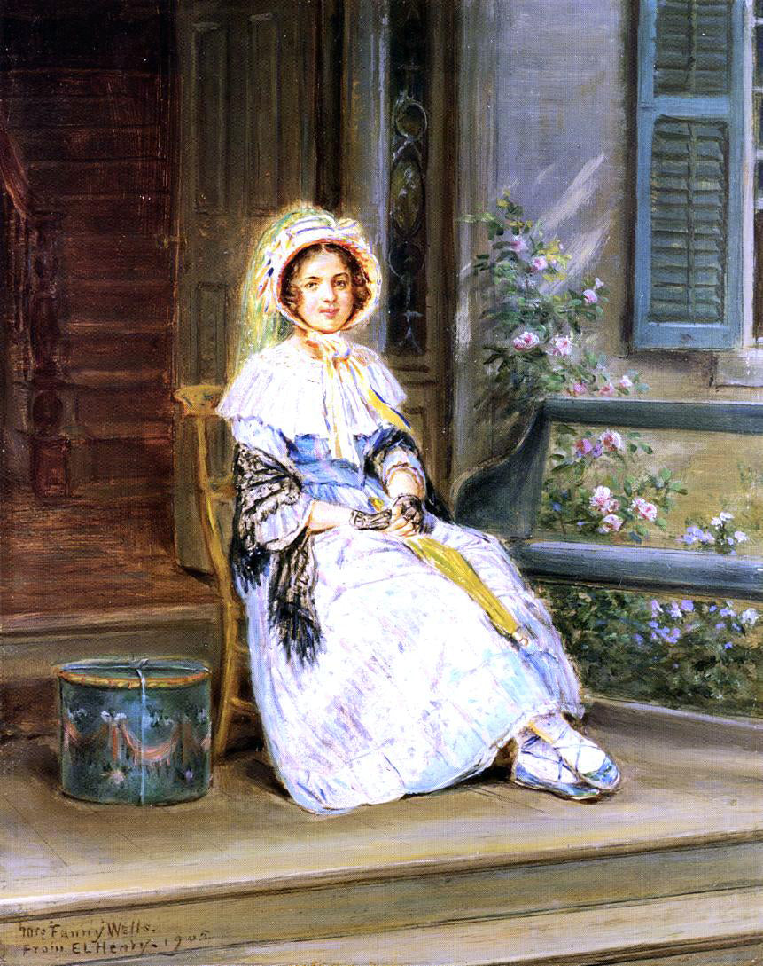 Edward Lamson Henry Waiting for the Stagecoach - Hand Painted Oil Painting