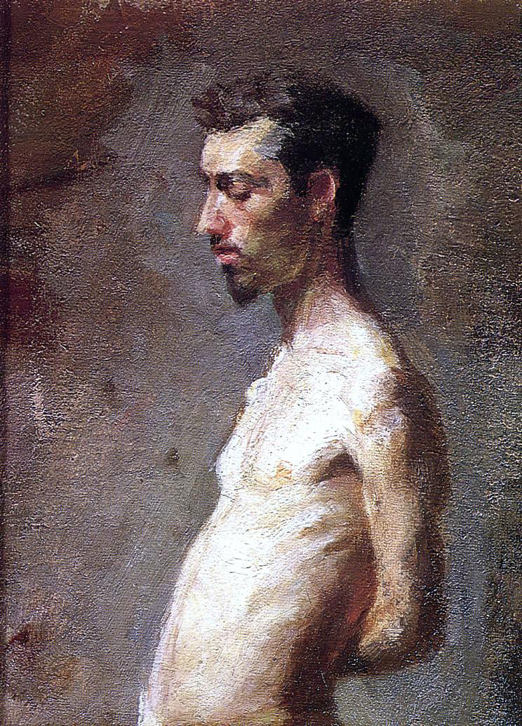 Thomas Eakins Wallace Posing - Hand Painted Oil Painting