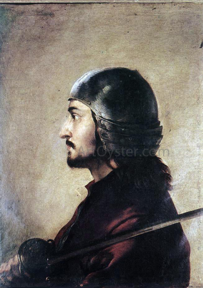 Salvator Rosa Warrior - Hand Painted Oil Painting