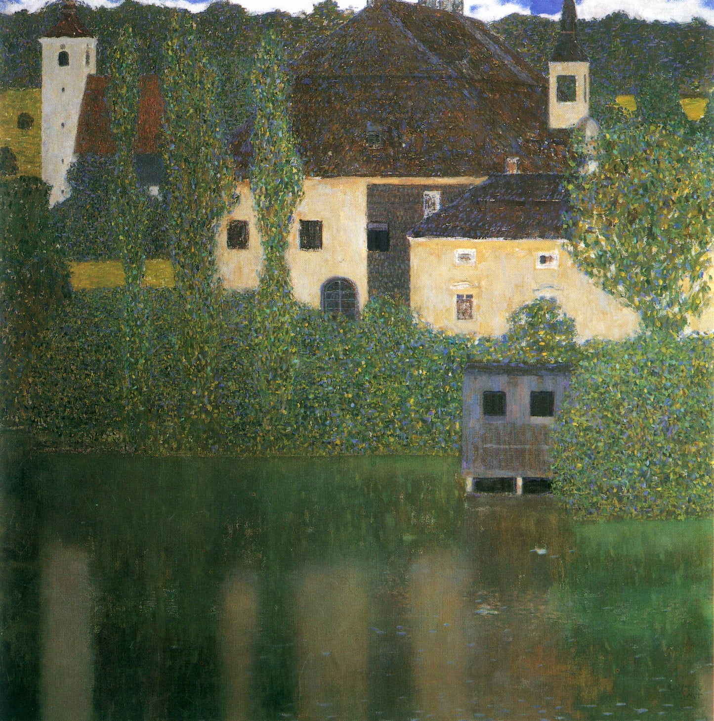 Gustav Klimt Water Castle - Hand Painted Oil Painting