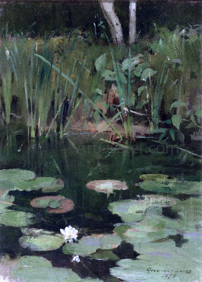 Theodore Robinson Water Lilies - Hand Painted Oil Painting