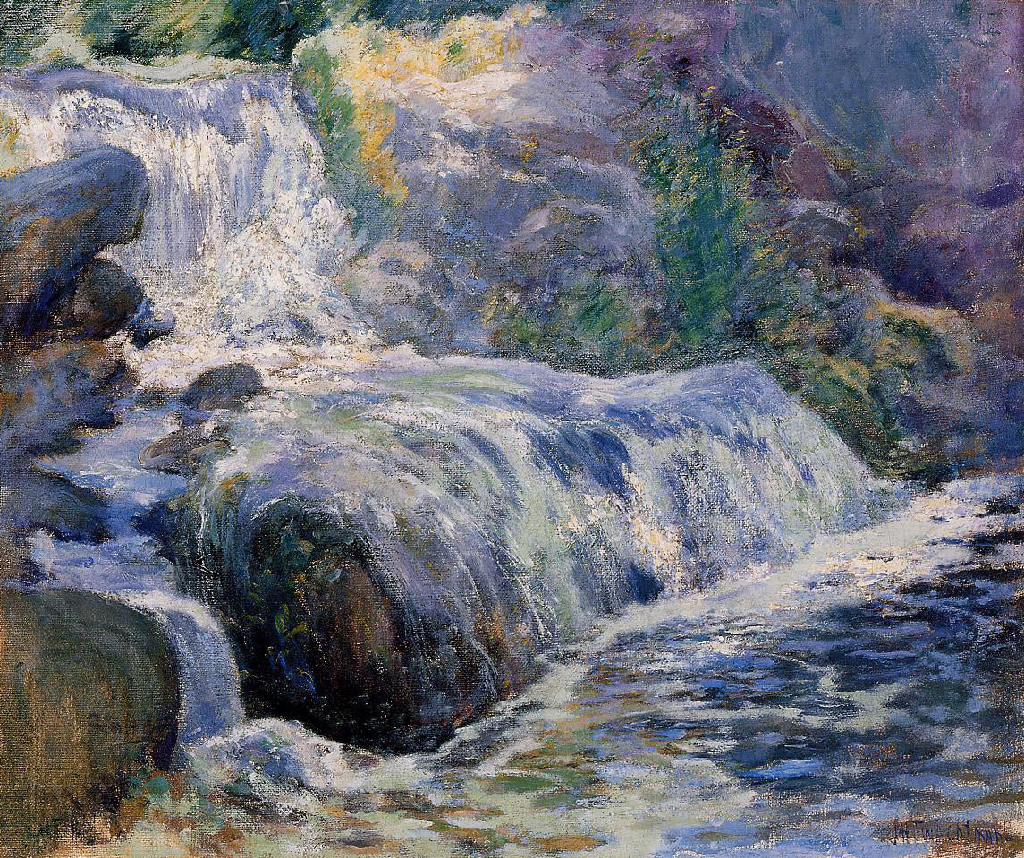 John Twachtman Waterfall, Blue Brook - Hand Painted Oil Painting