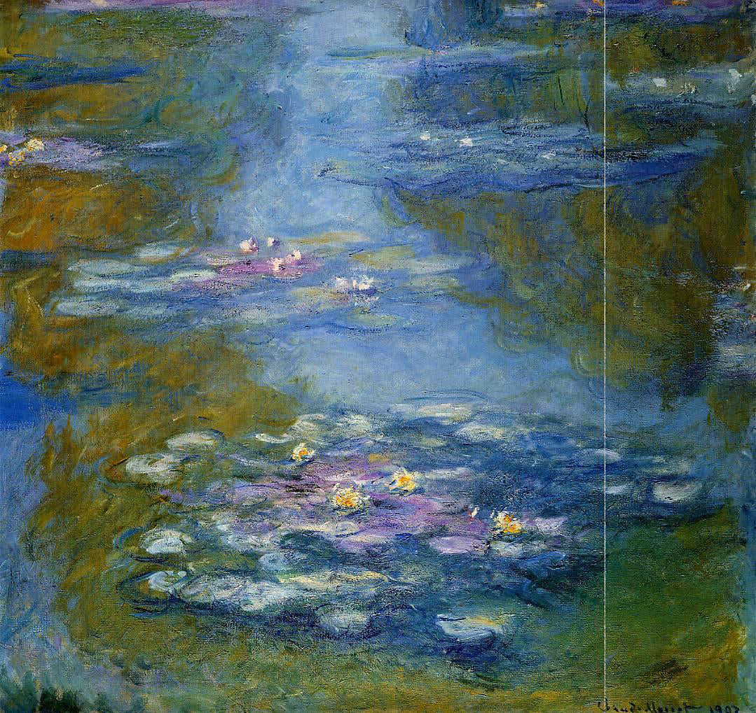 Manuel Wssel De Giumbarda Water-Lilies - Hand Painted Oil Painting