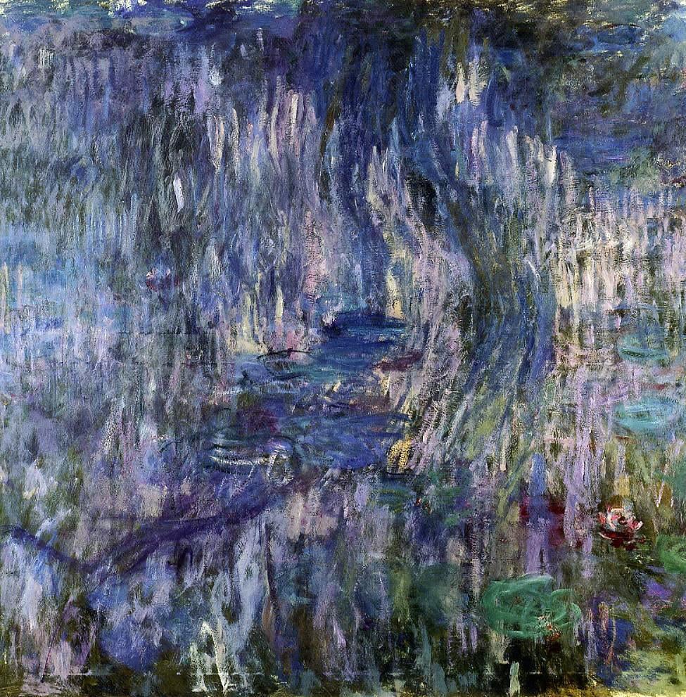 Claude Oscar Monet Water-Lilies, Reflection of a Weeping Willow - Hand Painted Oil Painting