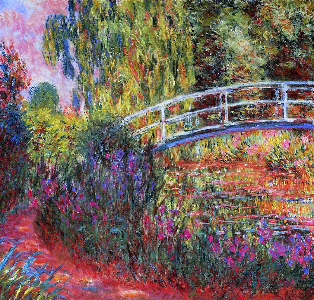 Claude Oscar Monet Water-Lily Pond, Water Irises - Hand Painted Oil Painting