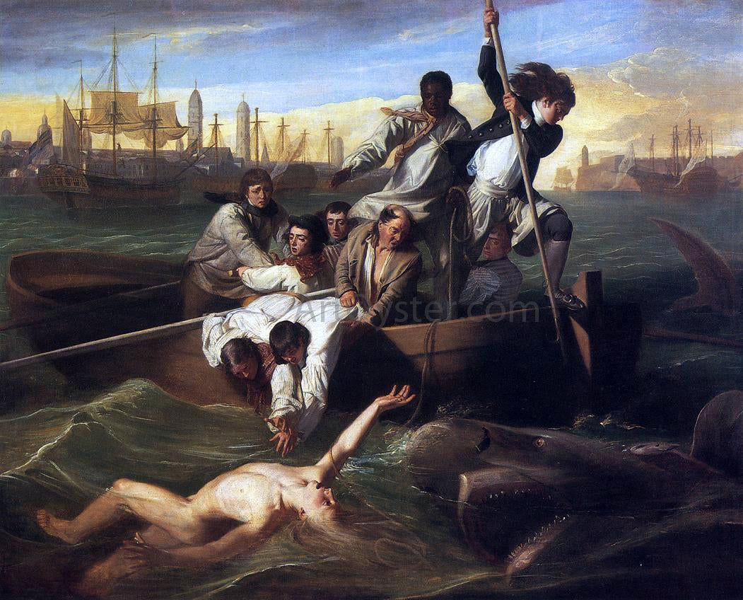 John Singleton Copley Watson and the Shark - Hand Painted Oil Painting