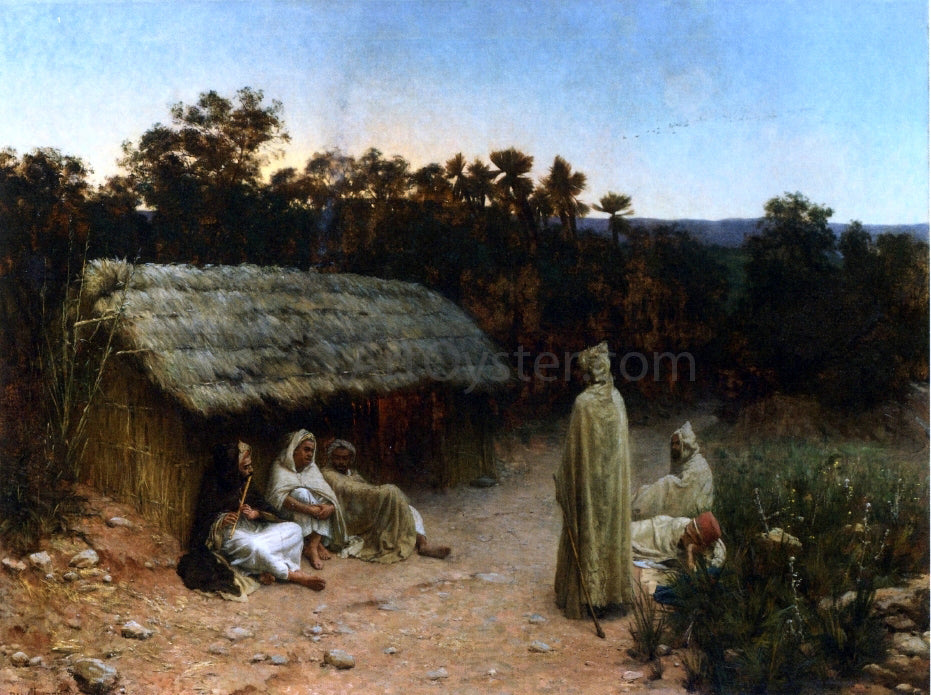 Paul Baptiste Lazerges Weary Travelers - Hand Painted Oil Painting