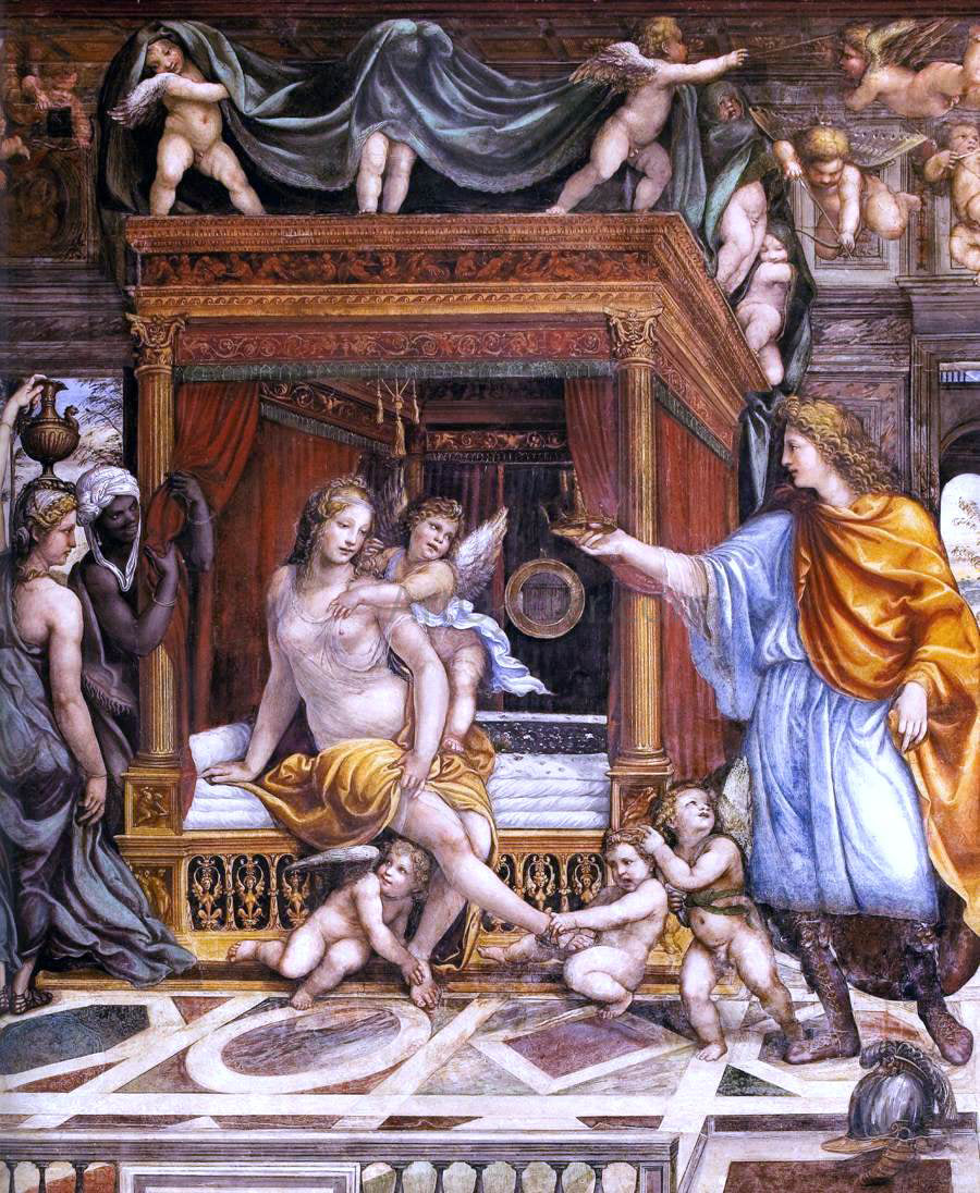 Il Sodoma Wedding of Alexander and Roxane (detail) - Hand Painted Oil Painting