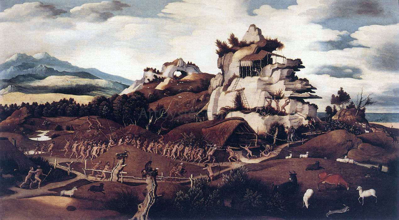 Jan Mostaert West Indian Landscape - Hand Painted Oil Painting
