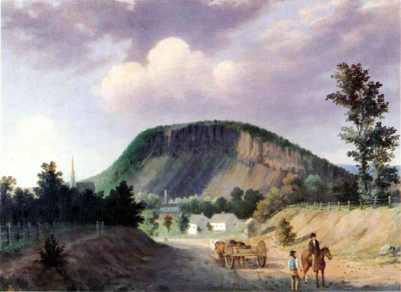 George Henry Durrie West Rock, New Haven - Hand Painted Oil Painting