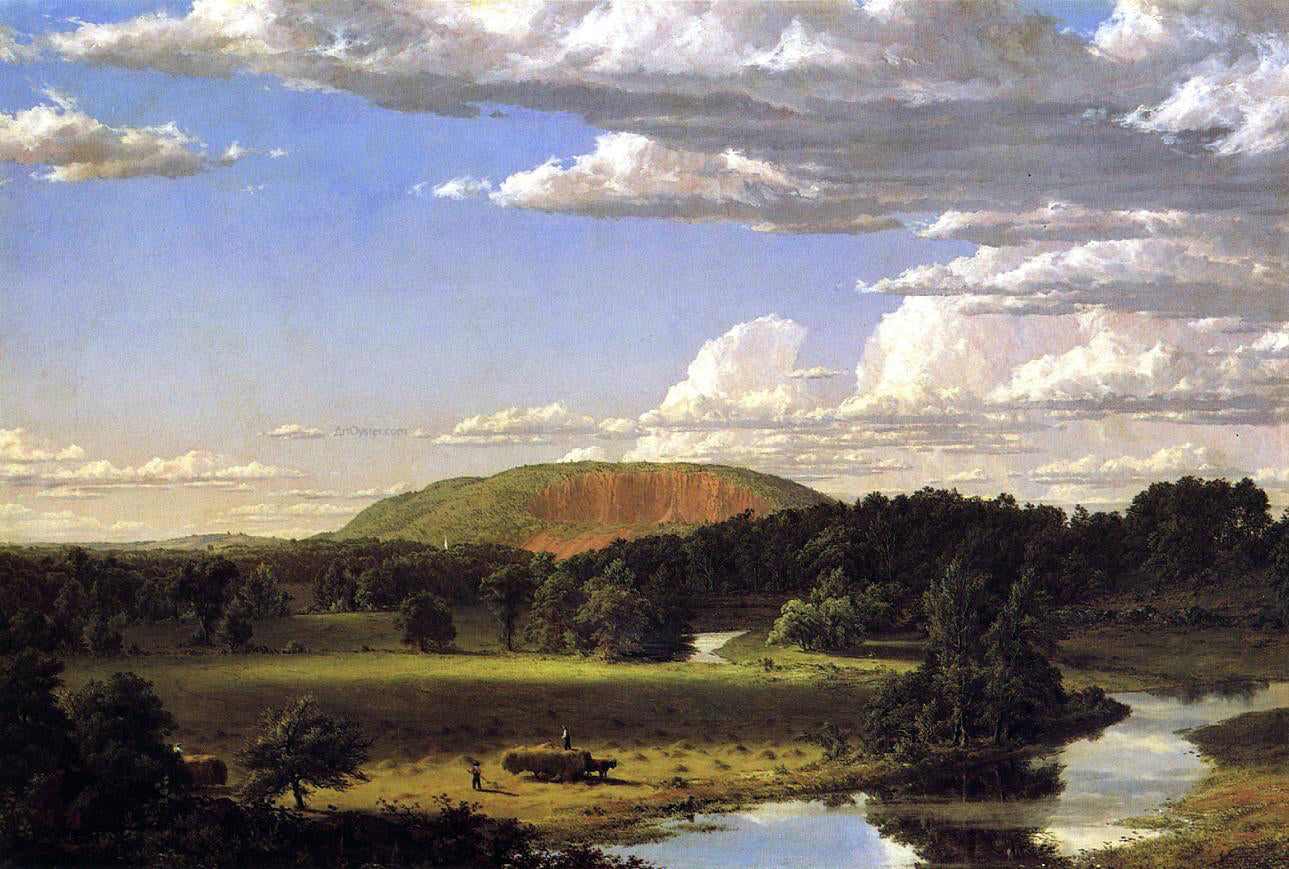 Frederic Edwin Church West Rock, New Haven - Hand Painted Oil Painting