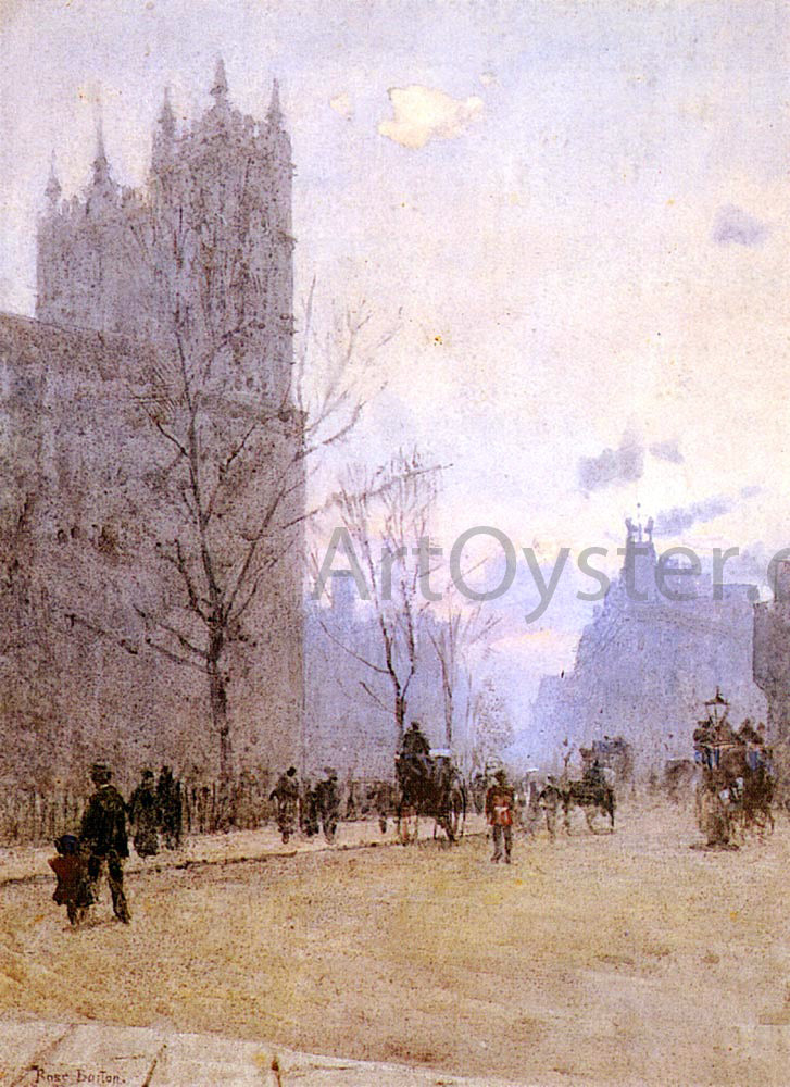 Rose Barton Westminster Abbey - Hand Painted Oil Painting